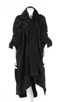 Lot 370 - A Tao Kurihara/Commes des Garcons black wool...