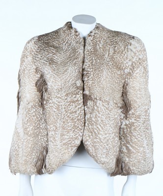 Lot 87 - An unusual feather capelet, late 1940s or...