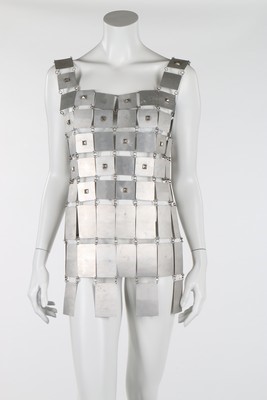 Lot 130 - A Paco Rabanne chain linked armour-plated...