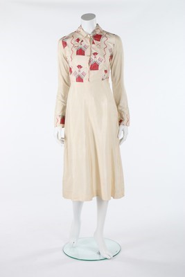 Lot 125 - A Sylvia Ayton/Zandra Rhodes 'Lipstick' print...