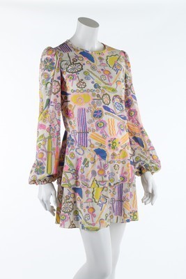 Lot 124 - A Sylvia Ayton/Zandra Rhodes 'All Over Neon'...