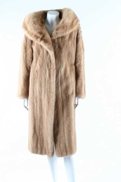 Lot 57 - A Schiaparelli light brown mink coat, late...