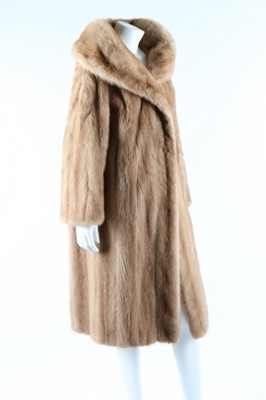 Lot 57 - A Schiaparelli light brown mink coat, late...
