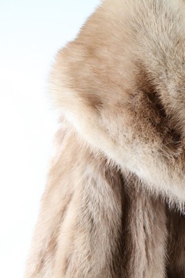 Lot 57 - A Schiaparelli light brown mink coat, late...