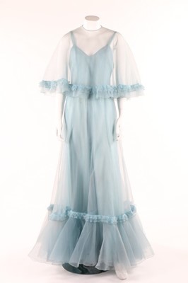 Lot 60 - A Christian Dior London pale blue transparent...