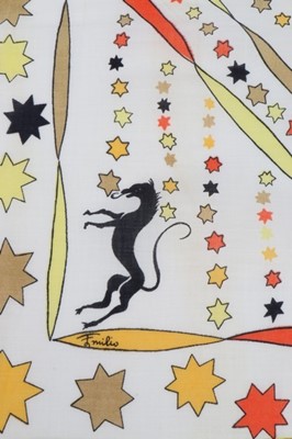 Lot 66 - A bolt of early Pucci printed cotton skirt...