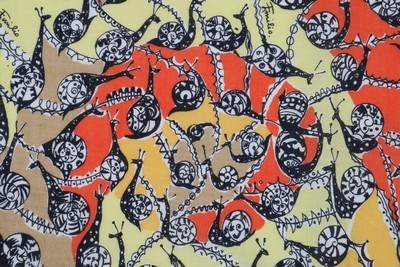 Lot 66 - A bolt of early Pucci printed cotton skirt...