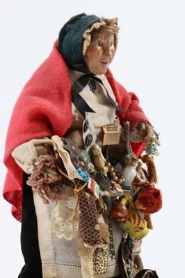 Lot 73 - A Pedlar doll, probably circa 1920, with...
