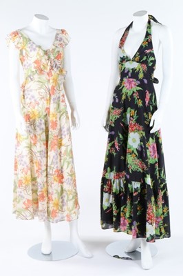 Lot 77 - A group of evening and summer-wear, 1960s-70s,...