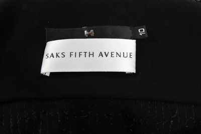 Lot 78 - A Halston black sequined maxi coat, probably...