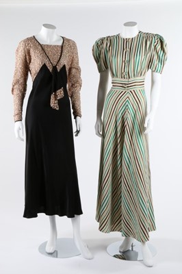 Lot 80 - A group of mainly 1930s evening wear,...