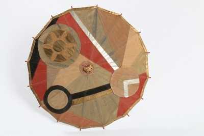 Lot 86 - Three interesting art-deco parasols, mid 1920s,...