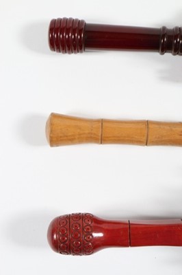 Lot 86 - Three interesting art-deco parasols, mid 1920s,...