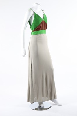 Lot 106 - A Galanos evening gown, 1990s, labelled, of...