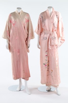 Lot 127 - Four embroidered kimono, Japanese, 1930s,...