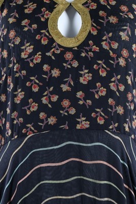 Lot 134 - A Thea Porter printed muslin 'Gipsy' dress,...