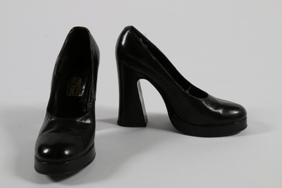 Lot 162 - Four pairs of Biba shoes, 1970s, comprising...