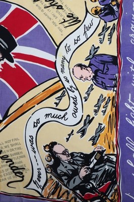 Lot 188 - A good group of scarves and handkerchiefs,...