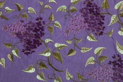 Lot 189 - An interesting group of embroideries, brocade...