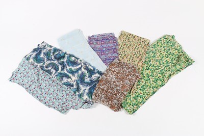 Lot 193 - A group of interesting dress fabrics, dating...