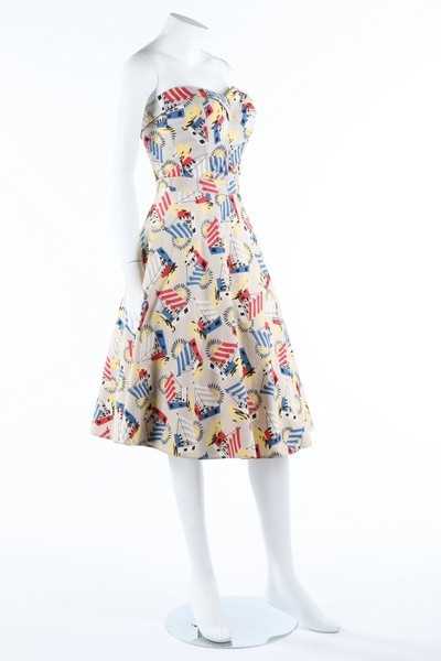 Lot 199 - An Egon of Sydney printed cotton sun-suit,...