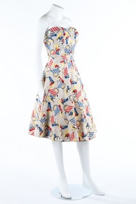 Lot 199 - An Egon of Sydney printed cotton sun-suit,...