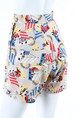 Lot 199 - An Egon of Sydney printed cotton sun-suit,...