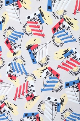 Lot 199 - An Egon of Sydney printed cotton sun-suit,...