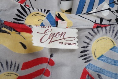 Lot 199 - An Egon of Sydney printed cotton sun-suit,...