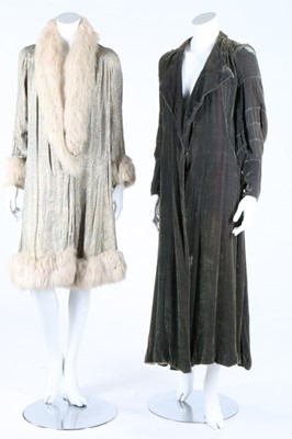 Lot 232 - Six evening coats/capes, 1920s-30s, including...