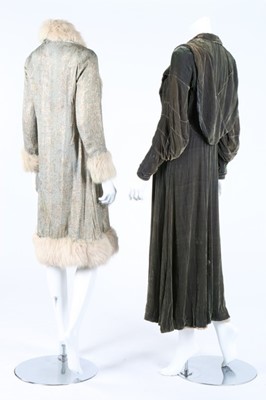 Lot 232 - Six evening coats/capes, 1920s-30s, including...
