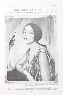Lot 258 - The Tatler magazine, 1918-22, thirteen issues...