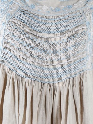 Lot 262 - An agricultural smock, English, circa 1900, of...