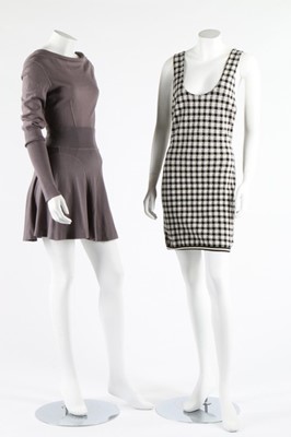 Lot 334 - A group of mainly black to grey Alaïa garments,...
