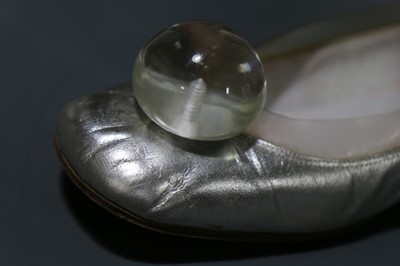 Lot 39 - A pair of Francois Villon futuristic silver...