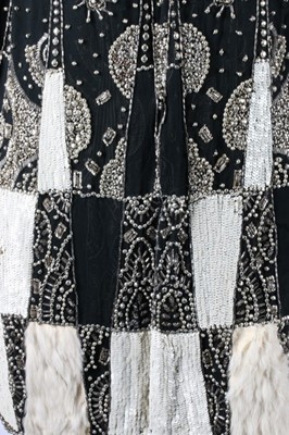 Lot 103 - A beaded and sequined couture evening jacket,...