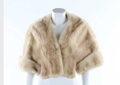 Lot 51 - A Nistler of Vienna champagne-mink bolero...