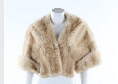 Lot 51 - A Nistler of Vienna champagne-mink bolero...