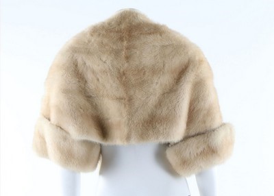Lot 51 - A Nistler of Vienna champagne-mink bolero...