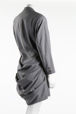 Lot 361 - A Yohji Yamamoto fine grey wool tuxedo jacket...