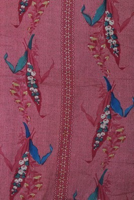 Lot 453 - An embroidered wine velvet surcoat, Ottoman...