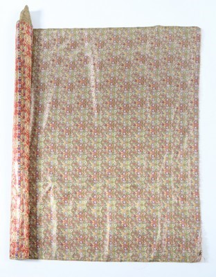 Lot 255 - A bolt of Persian-inspired brocaded floral...