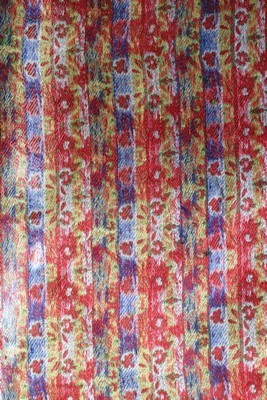 Lot 255 - A bolt of Persian-inspired brocaded floral...