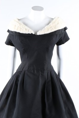 Lot 3 - A Maggy Rouff couture cut velvet jacket, late...