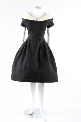 Lot 3 - A Maggy Rouff couture cut velvet jacket, late...