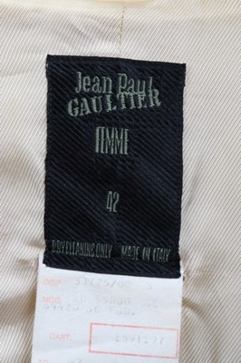 Lot 6 - A Jean Paul Gaultier cotton 'cage' jacket,...