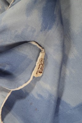 Lot 7 - A Zika Ascher printed silk headscarf 'Cries of...