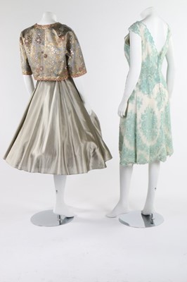 Lot 90 - A group of evening dresses, 1950s-60s, six...