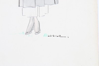 Lot 23 - Lucile studio fashion sketches, circa 1916-19,...