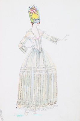 Lot 24 - Lucile fashion sketches, circa 1916,...